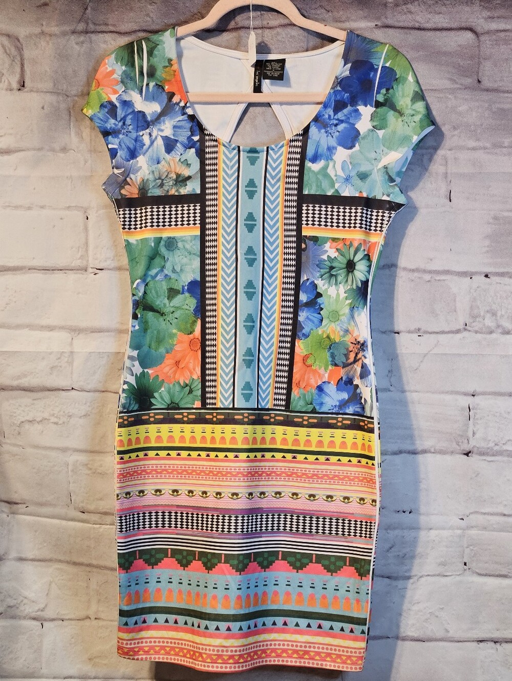 Fire Los Angeles Size Medium Midi Y2K Dress